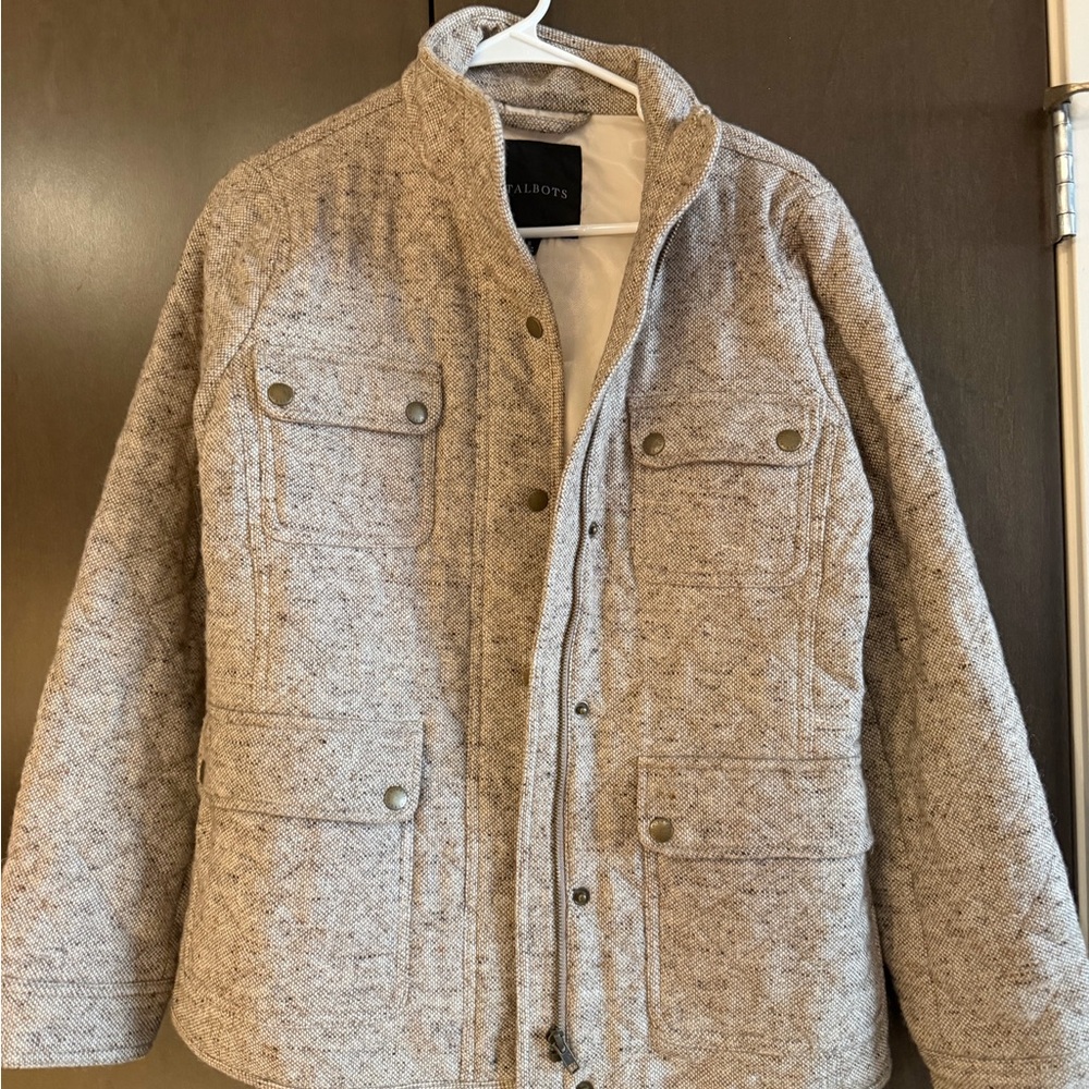 Talbots Women's Gray Wool Blend Jacket